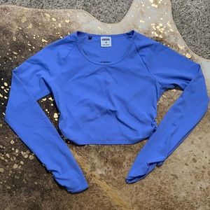 Intense Beautiful Blue WSxGS Long Sleeve Crop